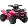 HOMCOM Mini Elektro-Quad für Kinder 18-36 Monate, Elektro ATV mit LED ...