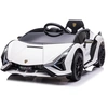 HOMCOM Lamborghini Kinderauto, mit Fernbedienung, 3-Gang, Sicherheitsg...