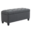HOMCOM Sitzbank Polsterbank mit Stauraum 100 x 40 x 44 cm, Truhenbank ...
