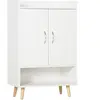 HOMCOM Schuhschrank Schuhregal mit Türen und Regalen für Flur und Eing...