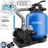 MONZANA® Sandfilteranlage SF110K 13.200L/h bis 58.000L Pool 7 Wege Ven...