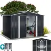 GARDEBRUK Gerätehaus XXL Metall 9m³ mit Fundament