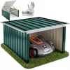 Gardebruk Mähroboter-Garage, Pultdach Metall 89x90x54cm Wetterbeständi...