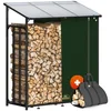 GARDEBRUK® Kaminholzregal XXL 198H x 163B x 70T cm