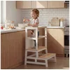 Spielwerk Stehhilfe, Lernturm ab 2 Jahren mit Tafel Montessori Trittho...