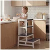 Spielwerk Stehhilfe, Lernturm ab 2 Jahren mit Tafel Montessori Trittho...