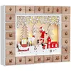 SPIELWERK® Adventskalender zum selbst Befüllen Nachhaltig LED warmweiß...