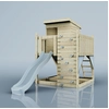 OutdoorToys Stelzenhaus Polarlicht aus Holz in Blau Eisblau