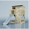 OutdoorToys Stelzenhaus Polarstern aus Holz in Blau Eisblau