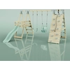 OutdoorToys Klettergerüst Schmetterling aus Holz in Grün Mintgrün