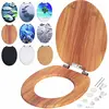 CASARIA WC Sitz mit doppelter Absenkautomatik Holz