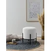 Mobel SalesFever Polsterhocker Komfortabler Polsterhocker, mit Design-...