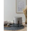 Mobel SalesFever Polsterhocker Komfortabler Polsterhocker, mit Design-...