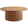 Mobel SalesFever Couchtisch mit Massivholz-Lamellen, Ø 85 cm (1-St), M...
