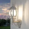 Licht-Erlebnisse Außenleuchte Wand IP44 E27 Glas Aluminium Rustikal Ho...