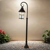 Außenlampe Schwarz 116 cm Rustikal E27 Wegeleuchte Garten