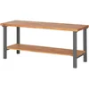 STIER Werktisch Premium mit Ablageboden BxTxH 2000x700x840 mm