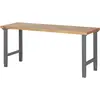 STIER Höhenverstellbare Werkbank Premium, 200x70x79-114cm, pulverbesch...