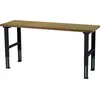 STIER höhenverstellbarer Werktisch, 2000x600x760-1060mm, aus Stahl und...