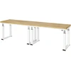 STIER Elektrisch Höhenverstellbare Werkbank Premium BxTxH 3000x700x740...
