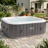 AREBOS Aufblasbarer Whirlpool "Barcelona", 185x185 cm, In- & Outdoor, ...