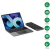 4smarts Universal Wireless Tastatur Foldable QWERTZ, silber