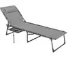 Outsunny Sonnenliege klappbar Gartenliege mit Kopfkissen, Liegestuhl m...