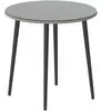 Outsunny Gartentisch Stahl 80 x 80 x 74 cm Buffettisch mit Stahlrahmen...