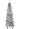 HOMCOM Weihnachtsbaum künstlich 180 cm Christbaum wie echt mit 600 dic...