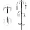PawHut Vogel Futterstation 226 cm Vogelfutterstation mit 6 Haken, 4 hä...