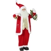 HOMCOM Singender Weihnachtsmann, 150 cm, Lebensgroße Weihnachtsfigur m...