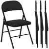 HOMCOM 4er Set Klappstuhl Campingstuhl mit Gepolsteter Rückenlehne, Kl...