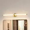 Lucande LED-Wandleuchte Melisa, gold, 90 cm, CCT, IP44