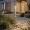 Lindby LED-Wegeleuchte Fjorya, Höhe 60 cm, steingrau, IP65