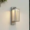 Lucande LED-Außenwandleuchte Ferdinand, steingrau, IP54