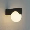 Lucande LED-Außenwandleuchte Vijon, schwarz, CCT, IP44