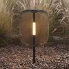 Lucande LED-Solarerdspießleuchte Faylen, schwarz, IP65