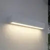 Lucande LED-Außenwandleuchte Lengo, 50cm, weiß, down, 3000K
