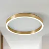 Lucande LED-Deckenleuchte Rotundo, Ø 40 cm, messing, dimmbar