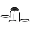 Lucande LED-Außendeckenleuchte Sylvara, schwarz, CCT, 3-flg.