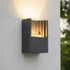 Lindby LED-Außenwandleuchte Aurali, 1-flg., schwarz, IP65