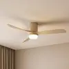 Lucande LED-Deckenventilator Novri, beige, Ø 132 cm, CCT