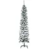 HOMCOM Künstlicher Weihnachtsbaum, 180 cm Christbaum mit 395 Spitzen, ...