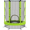 AIYAPLAY Kinder Trampolin Ø140 cm, Indoor Trampolin mit Sicherheitsnet...
