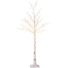 HOMCOM LED Lichterbaum 150 cm LED Baum mit 120 warmweißen LEDs, 3 Hell...