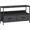 HOMCOM TV Schrank Lowboard mit 2 Schubladen, offenem Fach, 98 cm lang ...