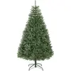 HOMCOM Weihnachtsbaum künstlich 180 cm Christbaum mit 1687 dichten Zwe...