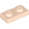 Lego® 10x 1x2 Platten 3023 - Plate Helles Nougat - Light Nougat
