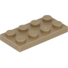 Lego® 10 Stück 3020 Platten Plates 2x4 Part Basic 10 Dunkles Beige