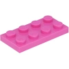 Lego® 10 Stück 3020 Platten Plates 2x4 Part Basic 10 Dunkles Pink